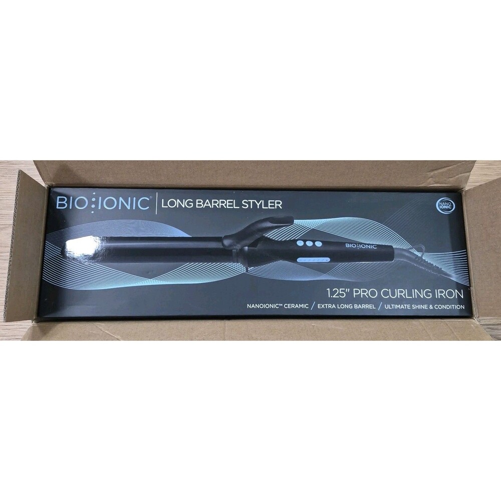 Bio Ionic Long Barrel Styler 1.25" Pro Curling Iron